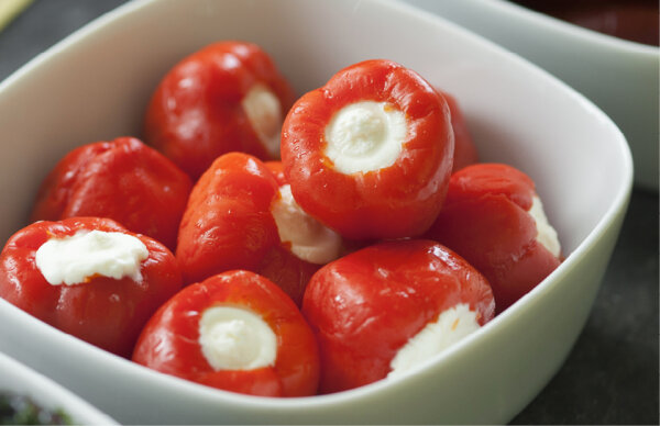 Sweet Peppers gefüllt mit Frischkäse – 1000 g