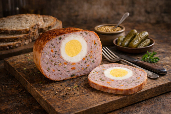 🐔🍳 Geflügel Pastete mit Ei – Herzhaft...