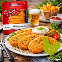 H&auml;hnchenschnitte paniert &amp; gebraten 10x150g &ndash; Knusprig, saftig &amp; vielseitig