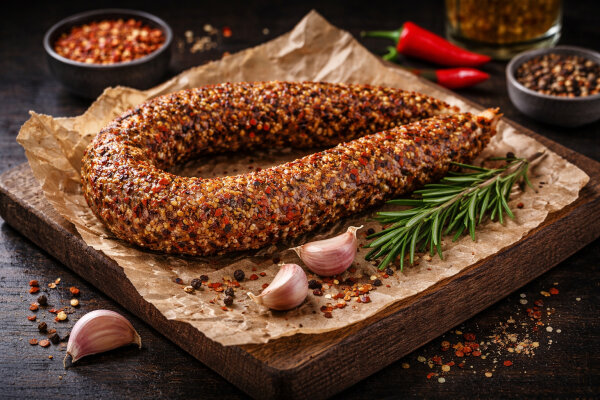 Kräutersalami im Ring ca. 180 Gramm